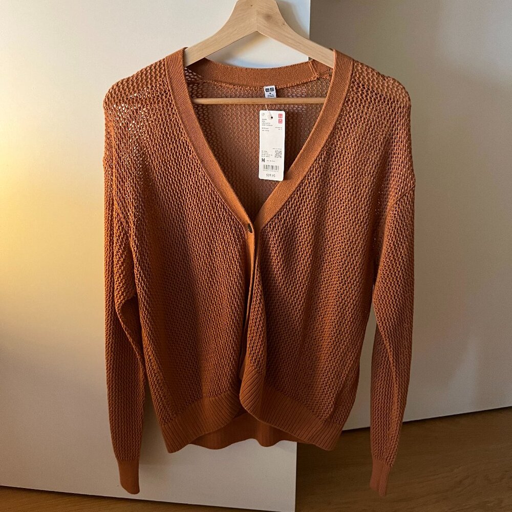 Uniqlo mesh cardigan